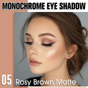 QIDSTERS Rosy Brown Matte Eyeshadow swatch on skin