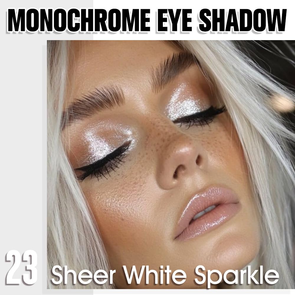 QIDSTERS Sheer White Sparkle Eyeshadow Mini packaging