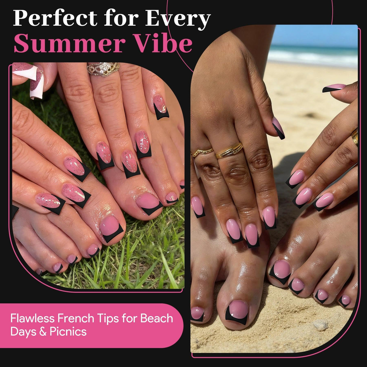 QIEK nails showing flexible soft gel material