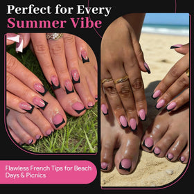 QIEK nails showing flexible soft gel material