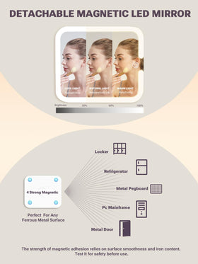 Qislee Makeup Box open showing storage compartments