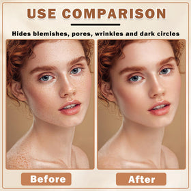 QIUFSSE Airbrush Foundation Makeup Spray application on skin