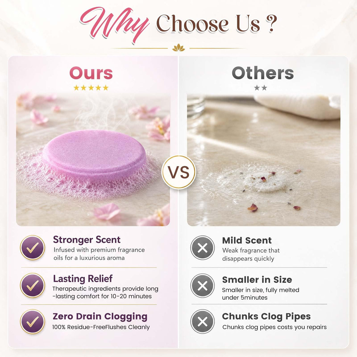 Qivatex Shower Steamers Eucalyptus & Peppermint display