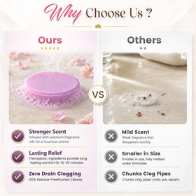 Qivatex Shower Steamers Eucalyptus & Peppermint display