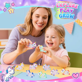 Qivatex Unicorn Bath Bombs in a bath setting