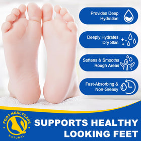 QJCWXIAOX Urea Foot Care Stick applied to dry cracked heel