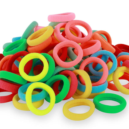 QRTVI Baby Hair Ties assorted colours front view