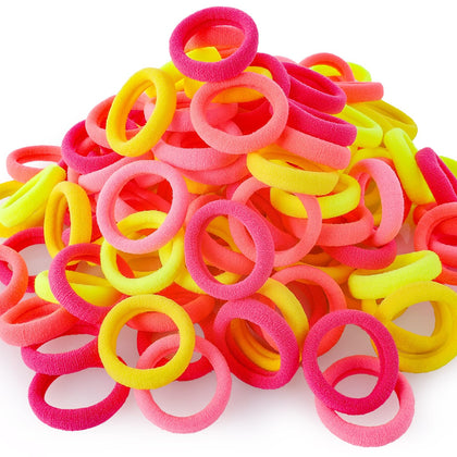 QRTVI Baby Hair Ties assorted colours front view