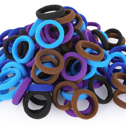 QRTVI Baby Hair Ties assorted colours pack front view