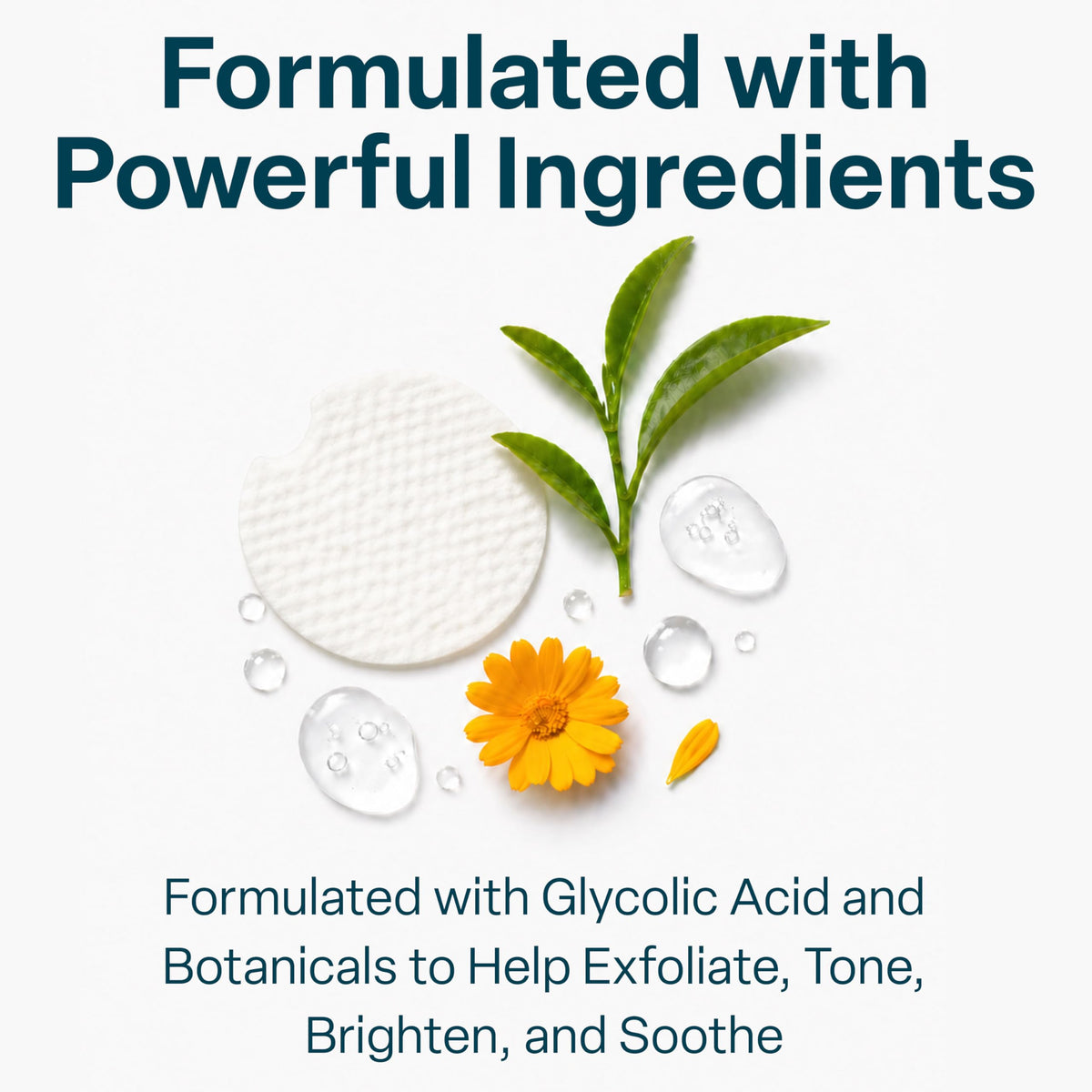 QRxLabs Glycolic Acid Pads 20% side view of jar