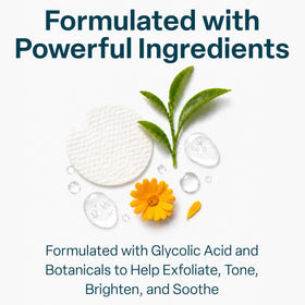 QRxLabs Glycolic Acid Pads 20% side view of jar
