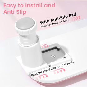 Quaferen Manicure Arm Rest with tools and nail polish around it