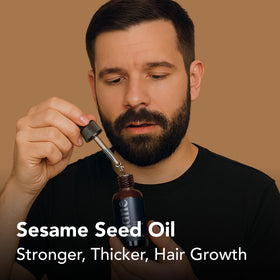 quality Mane Beard Care Oil with jojoba and sesame seed oils