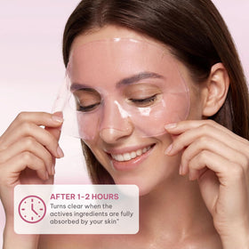 Quasi Salmon PDRN Collagen Mask back view with ingredients
