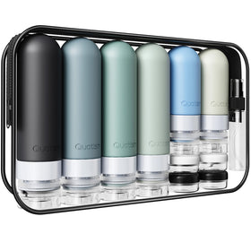 Quatish 20 Pack Travel Bottles Kit with toiletry bag and accessories