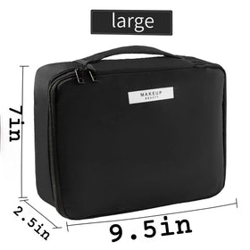 Queboom Travel Makeup Bag outside with waterproof feature