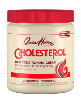 Queen Helene Cholesterol Hair Conditioning Cream 15 oz jar front view