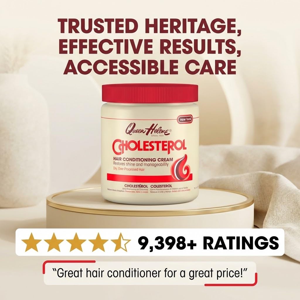 Queen Helene Cholesterol Hair Conditioning Cream creamy texture