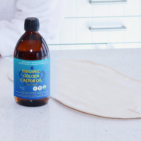 QUEEN OF THE THRONES Organic Golden Castor Oil packaging details