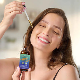 QUEEN OF THE THRONES Organic Golden Castor Oil with ingredients