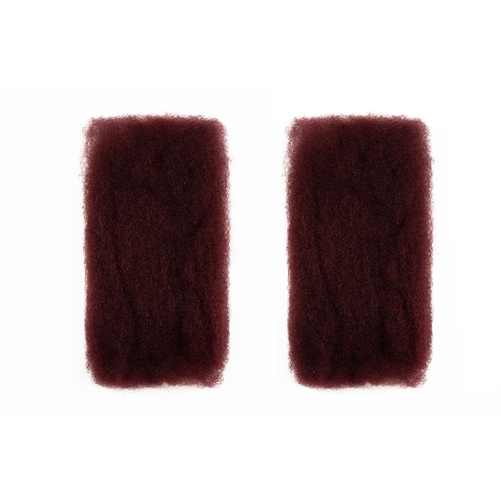 QUEEN VIRGIN REMY Afro Kinky Bulk Hair 50g texture close-up
