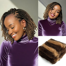 QUEEN VIRGIN REMY Afro Kinky Bulk Hair front view