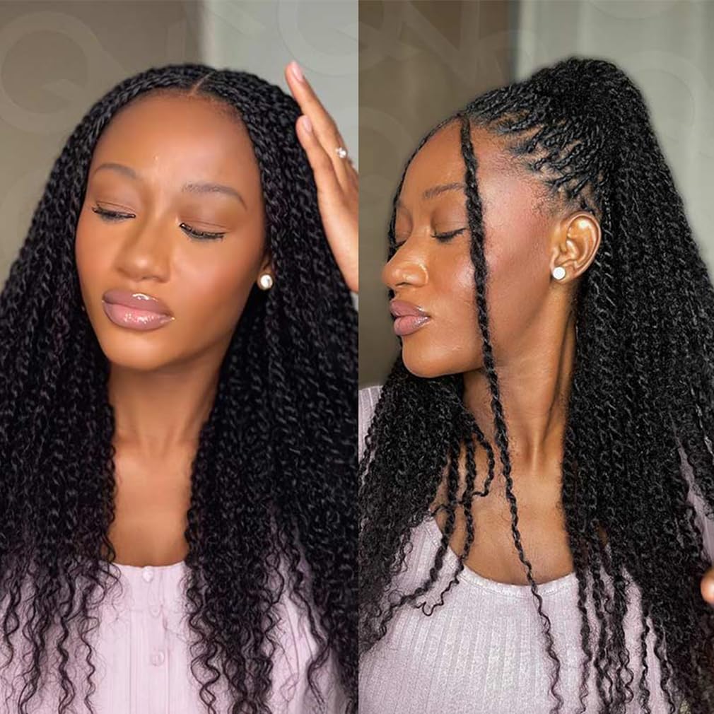 QUEEN VIRGIN REMY Afro Kinky Bulk Human Hair 20 inches in a braid