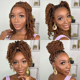 QUEEN VIRGIN REMY Afro Kinky Bulk Human Hair 22inch front view