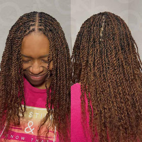 QUEEN VIRGIN REMY Afro Kinky Bulk Human Hair 22inch Mixed M4/30 close-up