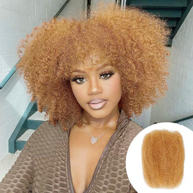 QUEEN VIRGIN REMY Afro Kinky Bulk Human Hair 50g natural texture