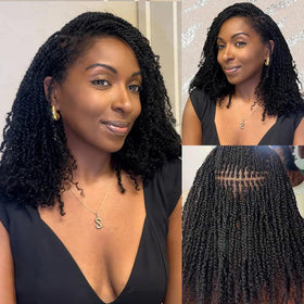 QUEEN VIRGIN REMY Afro Kinky Bulk Human Hair front view