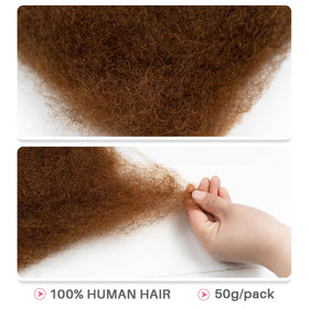 QUEEN VIRGIN REMY Afro Kinky Bulk Human Hair in various lengths