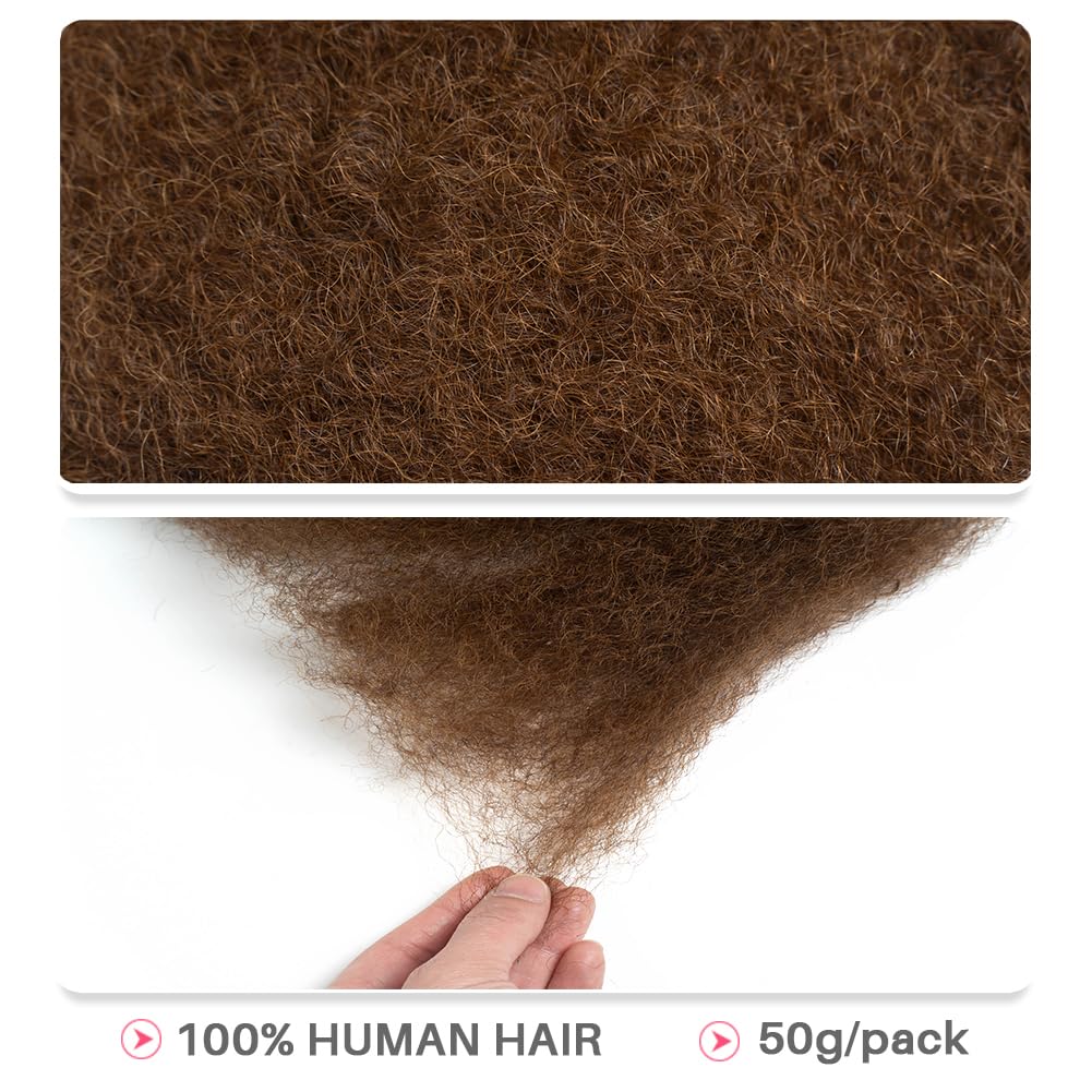 QUEEN VIRGIN REMY Afro Kinky Bulk Human Hair on display