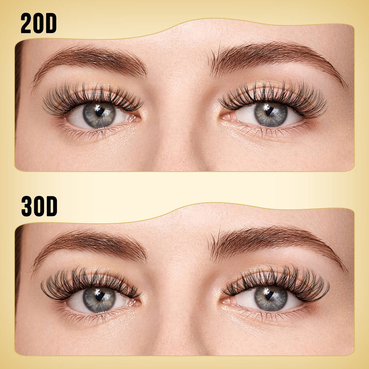 QUEWEL Lash Clusters packaging details