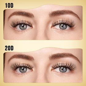 QUEWEL Lash Clusters tray side view