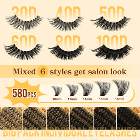 QUEWEL lash tweezers included in the kit