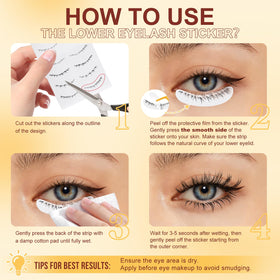 QUEWEL Magnetic Eyelashes detailed view