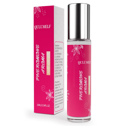 QULUMELF Pheromone Perfume for Women roller ball design front view
