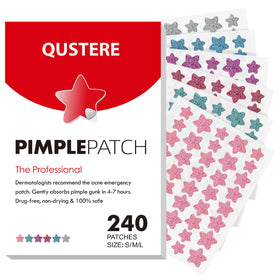 QUSTERE Pimple Patches colourful pack front view