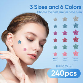 QUSTERE Pimple Patches in various colours and sizes