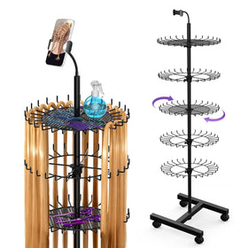 Qxcynb Adjustable Height Braiding Hair Rack front view