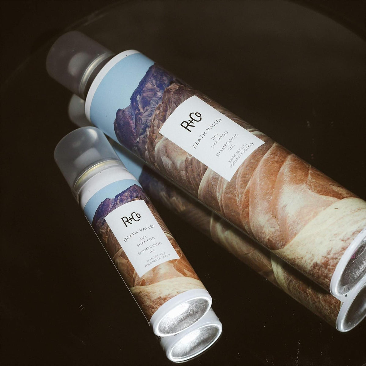 R+Co Death Valley Dry Shampoo 231g lifestyle scene