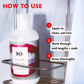 R+Co Television Perfect Hair Conditioner 8.5 Oz lifestyle scene
