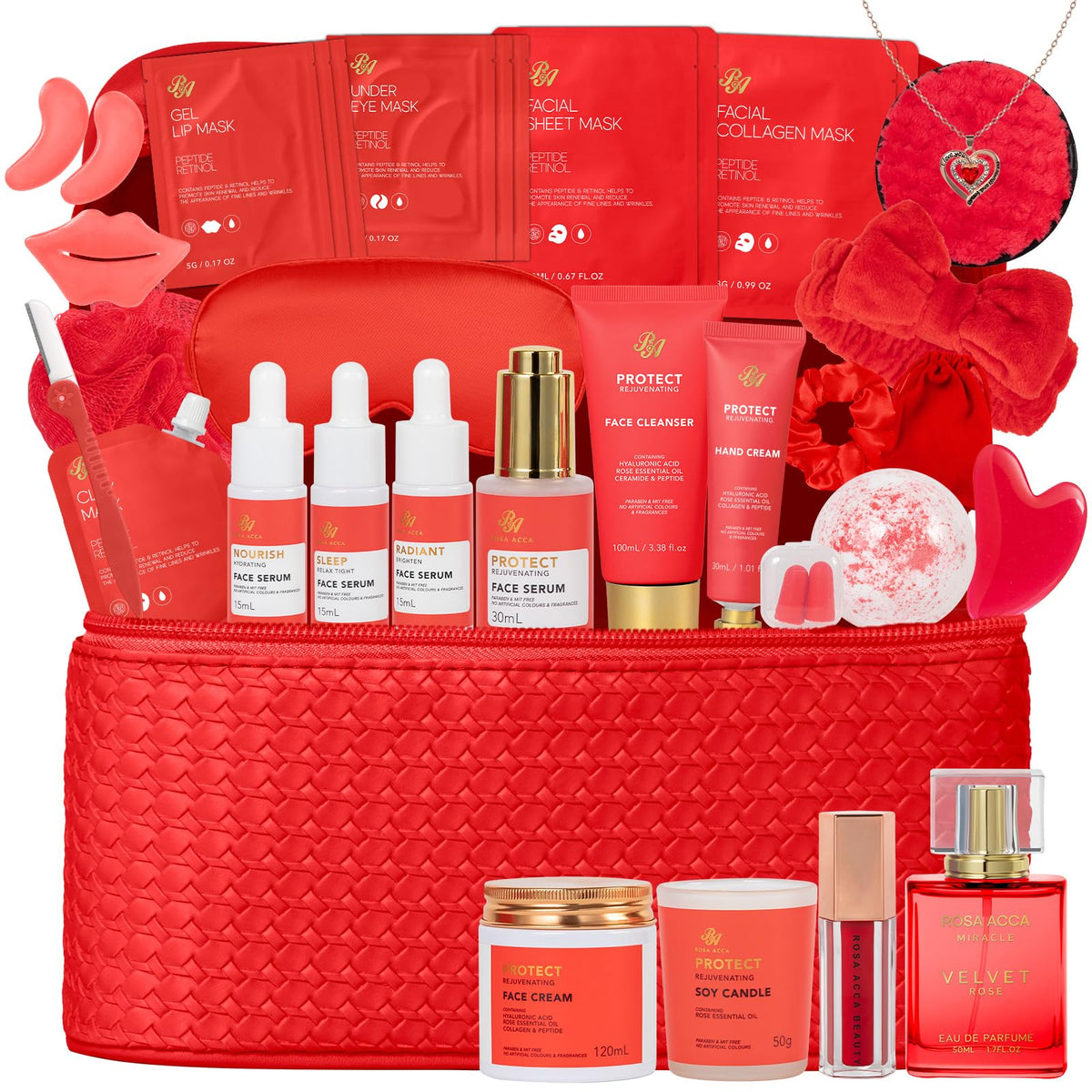 RA ROSA ACCA 33 Pcs Mother's Day Gift Set displayed in a beautifully arranged box