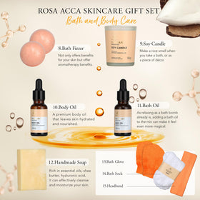 RA ROSA ACCA body care products including body oils and bath oil
