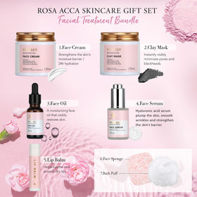 RA ROSA ACCA clay mask and face cream in the gift set