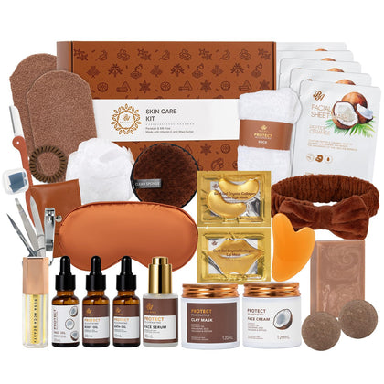 RA ROSA ACCA Coconut 32 Pcs Facial Skin Care Kit front view