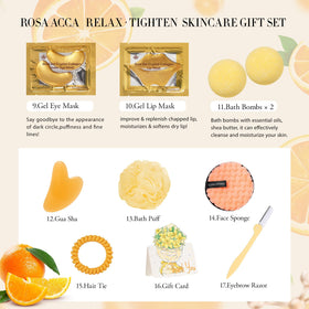 RA ROSA ACCA gel lip mask and under eye patches