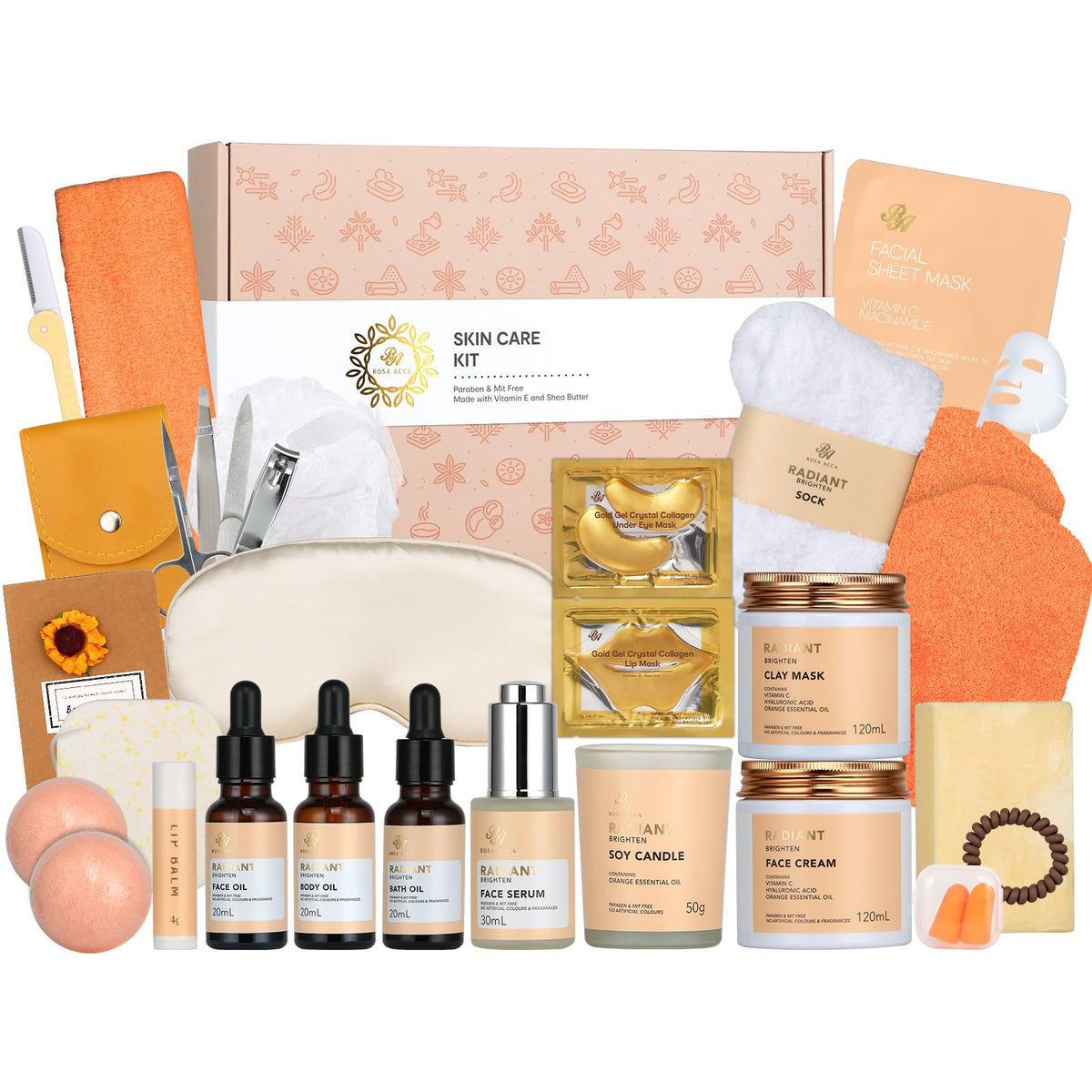 RA ROSA ACCA Hydrating Skin Care Set 30 pcs front view