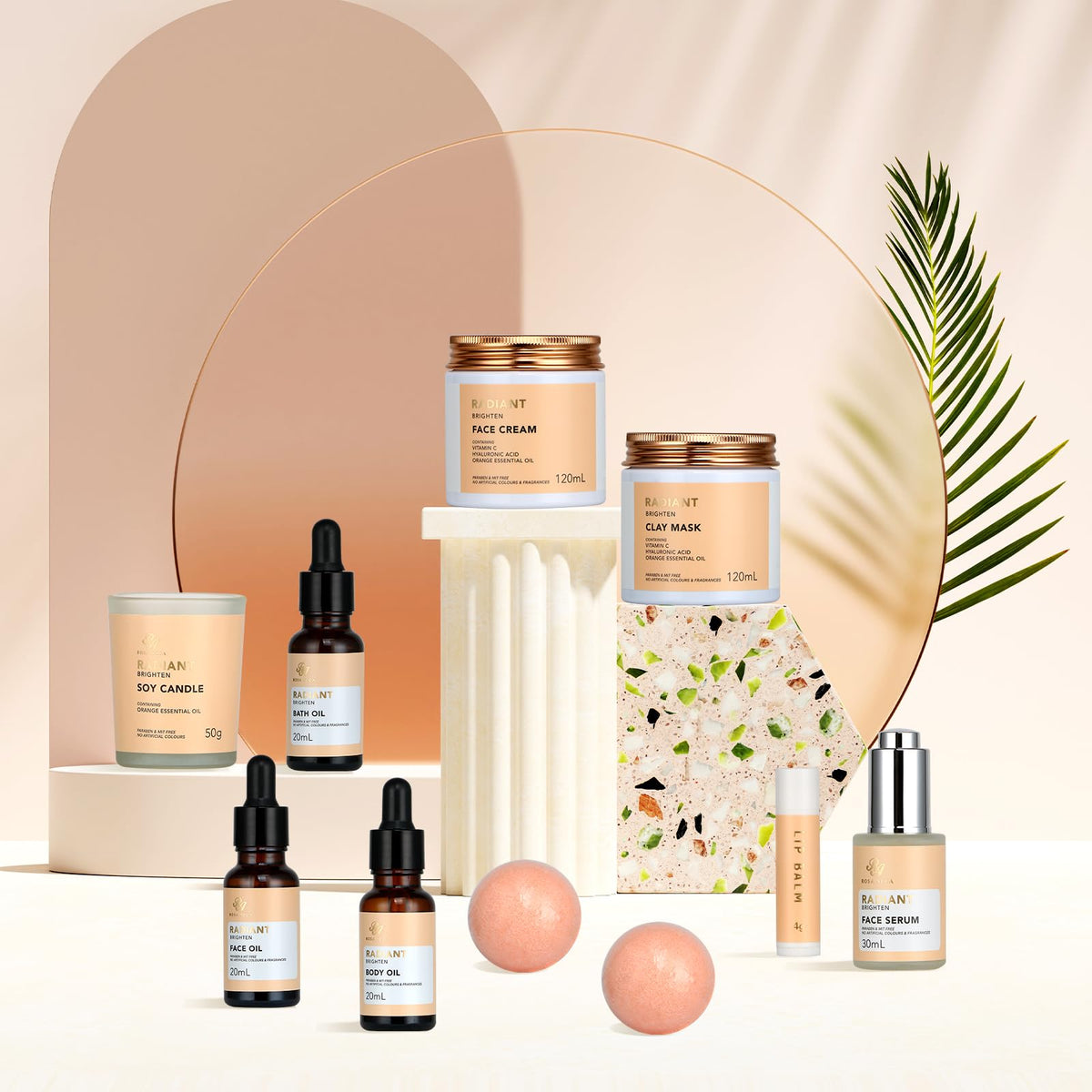 RA ROSA ACCA Hydrating Skin Care Set gift basket presentation